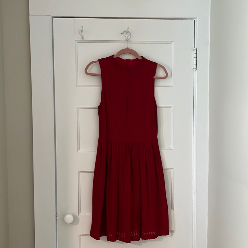Anthropologie Red Dress